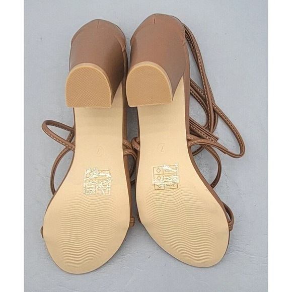 Allegra K Women's Strappy Lace-Up Chunky Heel Sandals Size 7 NWOB - Picture 12 of 12